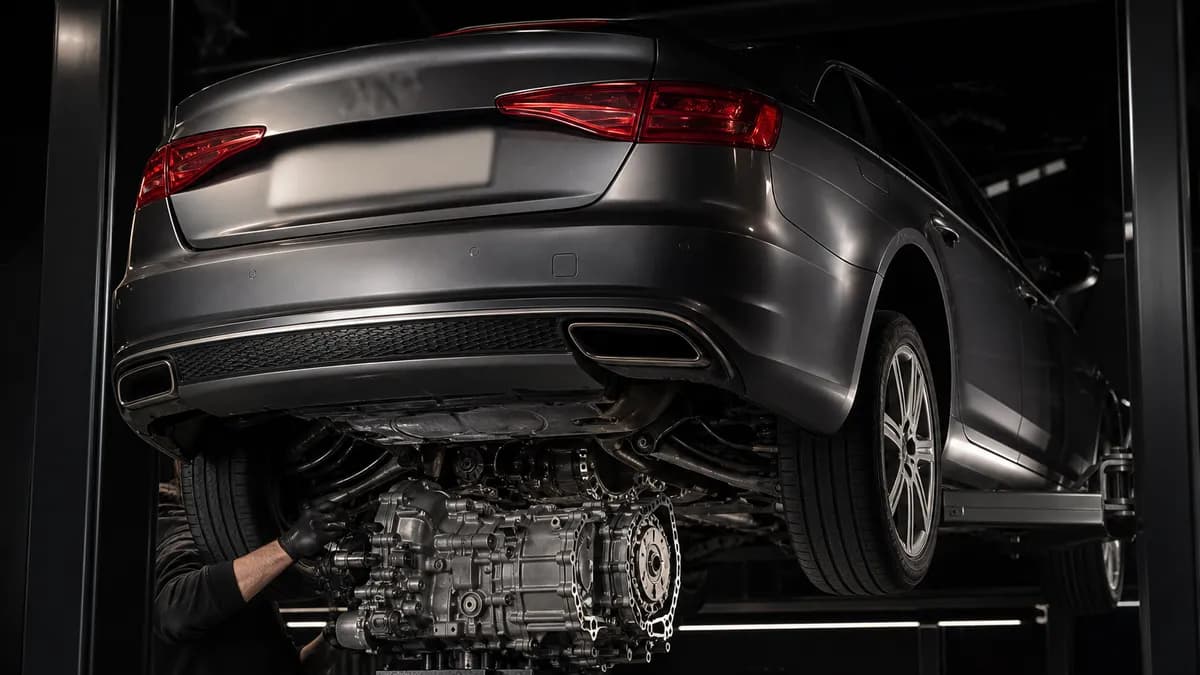 Замена мехатроника DSG на Audi A4: DL501 S-Tronic